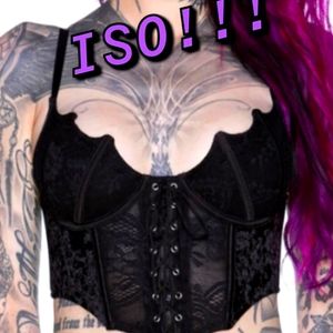 Killstar Fang lace bustier